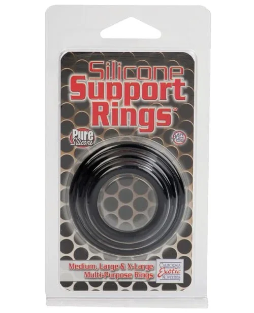 Silicone Support Rings – Black