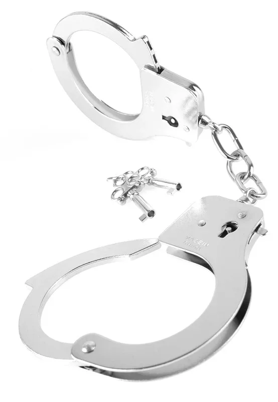 Silver handcuffs