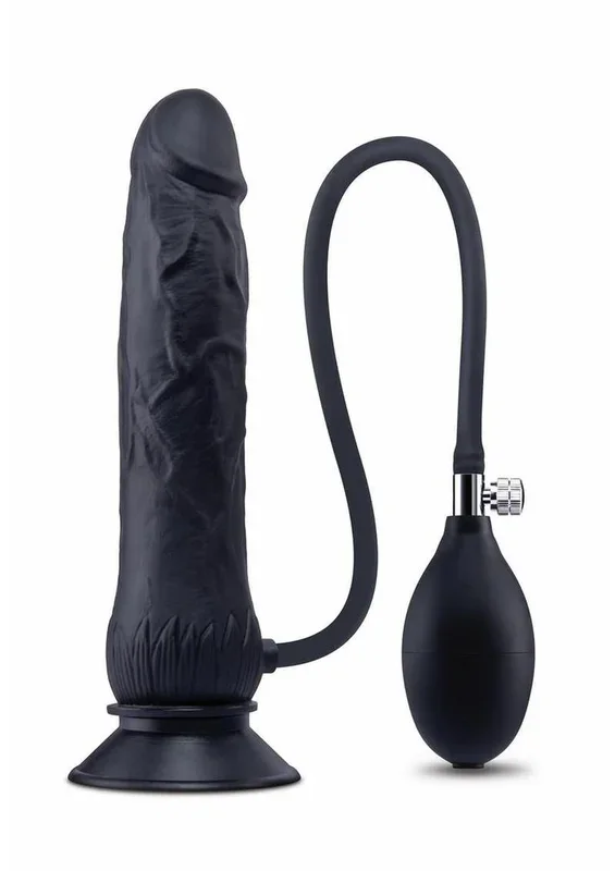 Size Up Ripple Inflatable Silicone Dildo