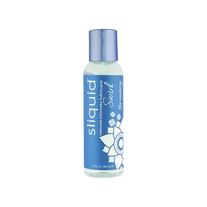 Sliquid Swirl Blue Raspberry Vegan Flavored Water-Based Lubricant