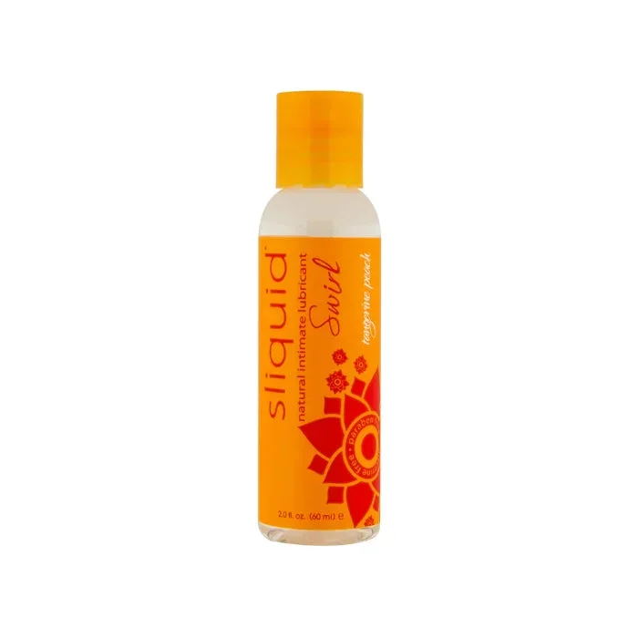 Sliquid Swirl Tangerine Peach Vegan Flavored Water-Based Lubricant