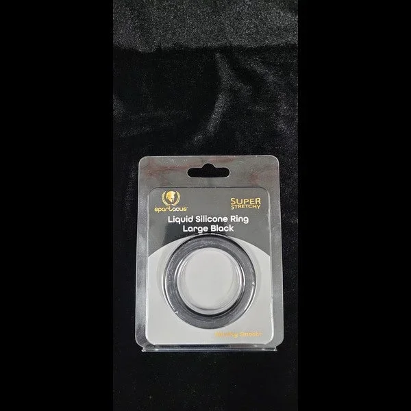 SPARTACUS Liquid Silicone C-Ring – Black, Large