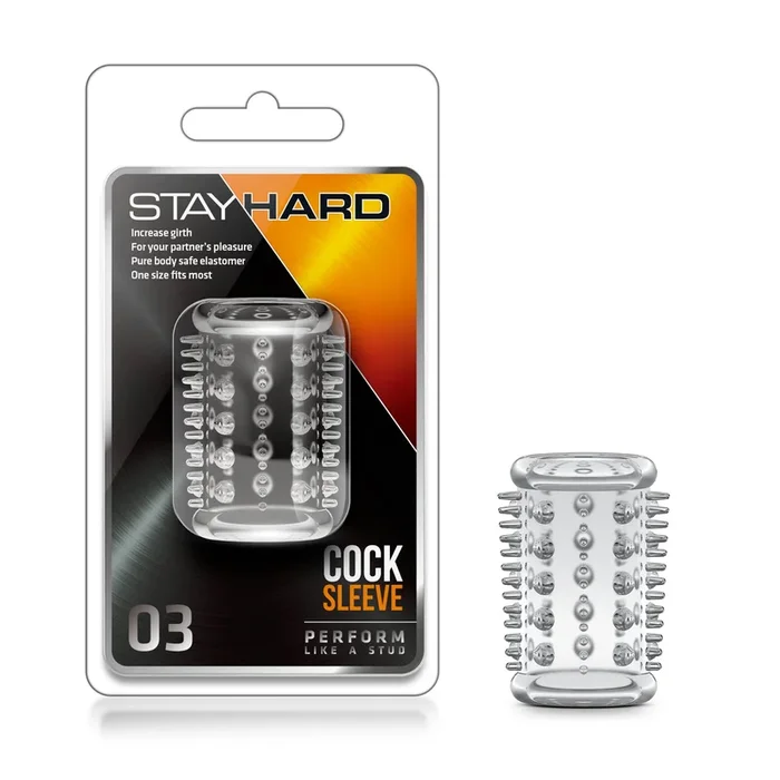 Stay Hard Cock Sleeve 03 – Clear