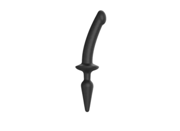Strap-On-Me Hybrid Collection Switch Plug-In Semi-Realistic Dual-Ended Dildo
