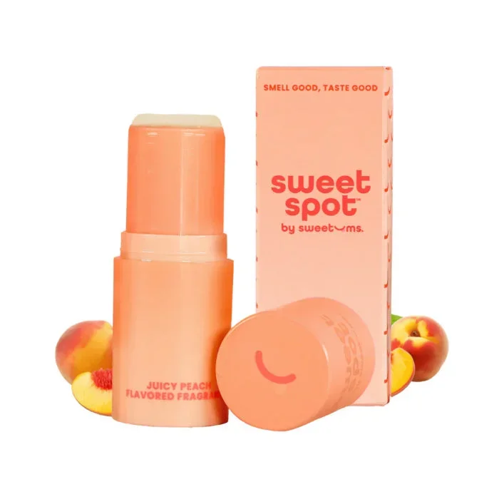 Sweetums Sweet Spot Flavored Vegan Solid Fragrance Stick Juicy Peach Flavored