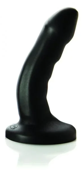 Tantus Curve Super Soft Silicone Dildo (Black)