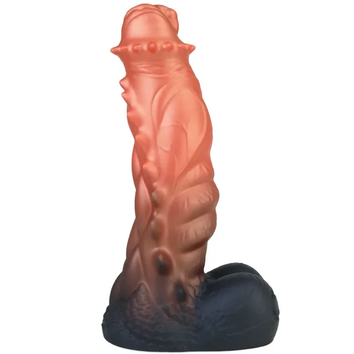 TaRiss’s® Smart Silicone Perfect Fit Dildo – Textured, Safe, with Suction Base “Muscle Man”
