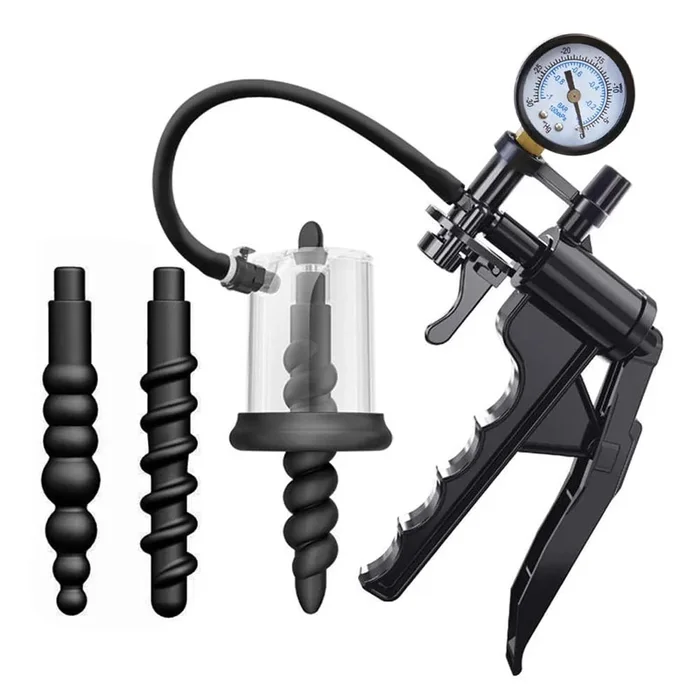 TaRiss’s Smart Silicone 6-Piece Anal Suction Pump “Creepy“