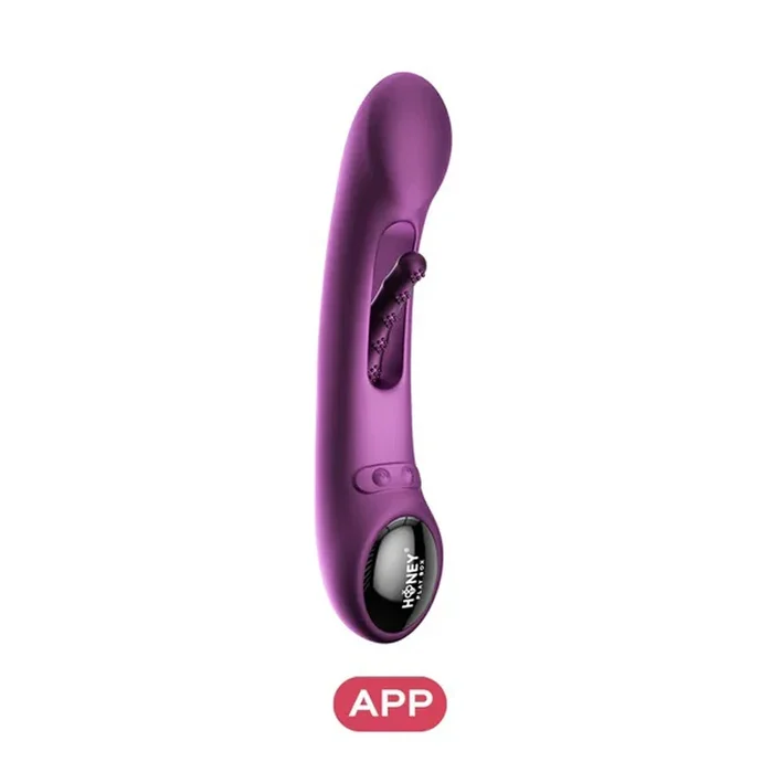 Tempo App-Controlled Tapping G-Spot Vibrator – Purple