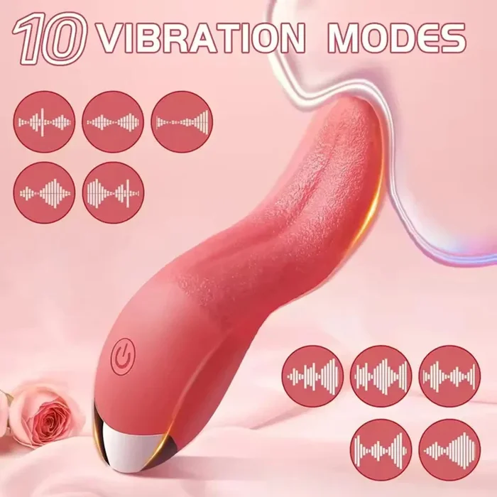 Tongue Licking Clitoral Vibrator