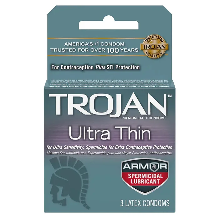 Trojan Ultra Thin Armor (Spermicidal) 3pk