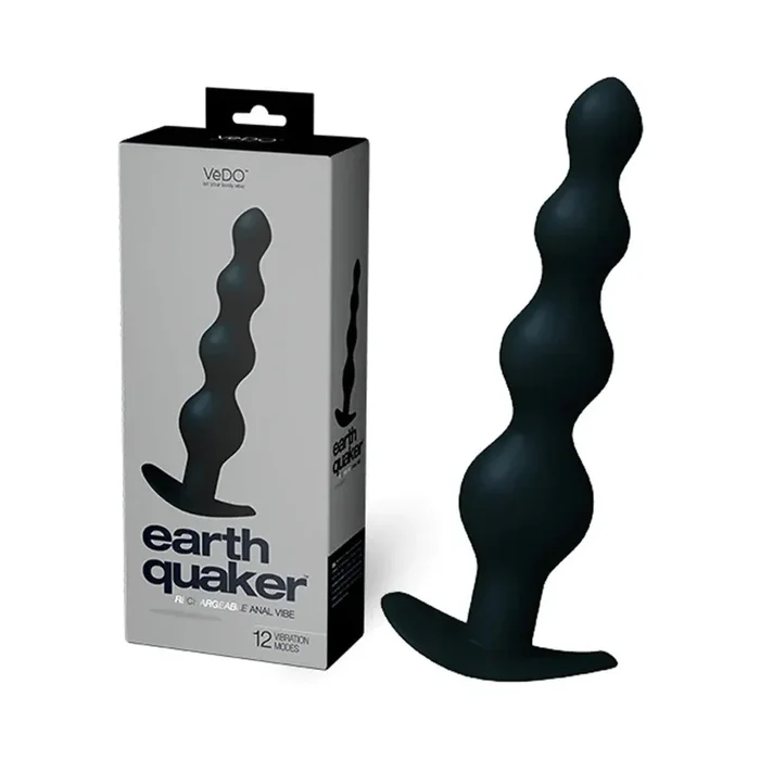 VeDO Earth Quaker Anal Vibe – Just Black – Men’s