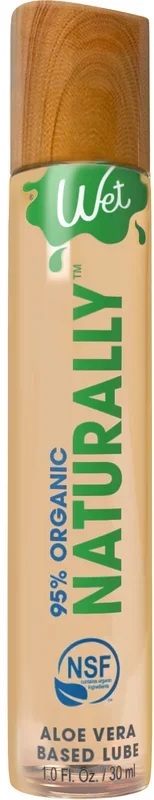 Wet 95% Organic Naturally – Aloe Based Lubricant 1 Oz