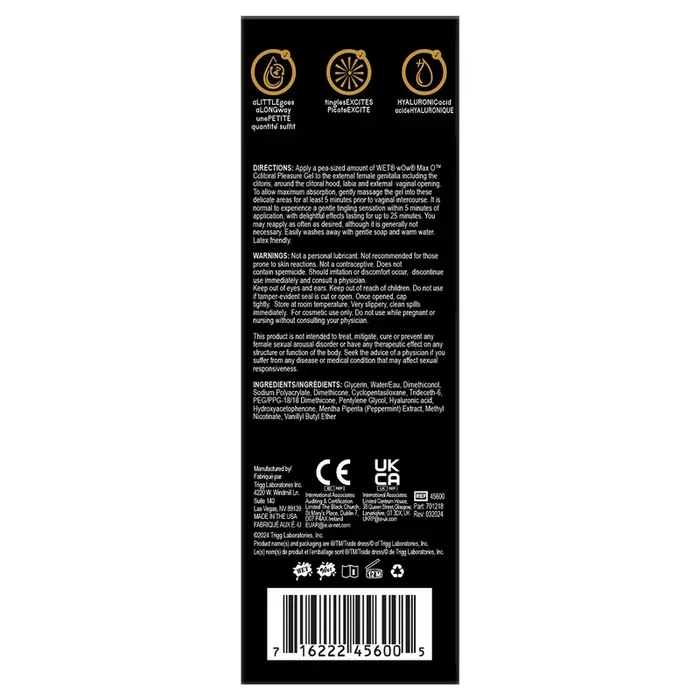 Wet Maximum Sensation Wow Clitoral Arousal Gel – 0.5 Fl. Oz.