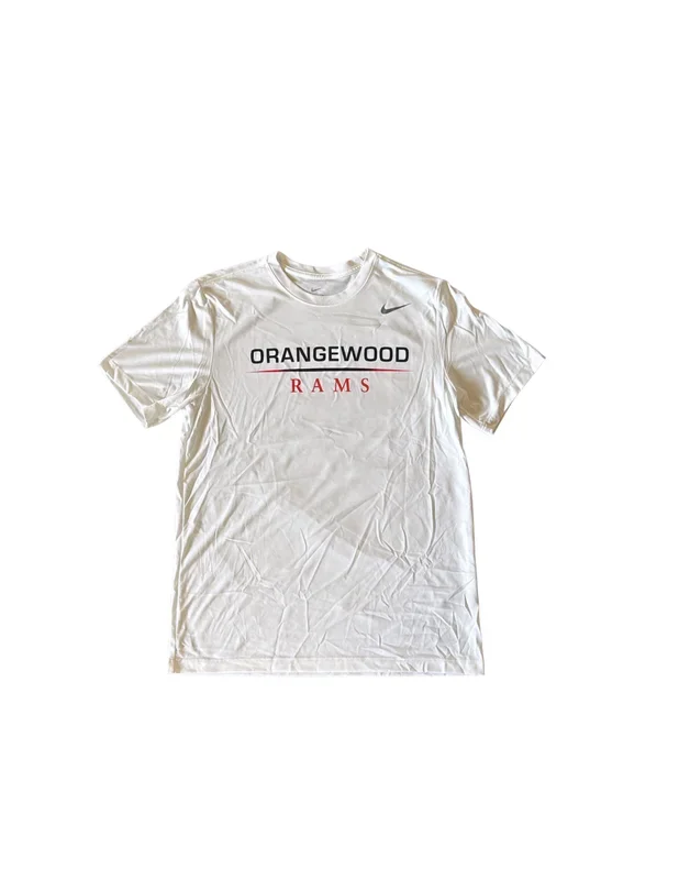 White Nike Orangewood Rams