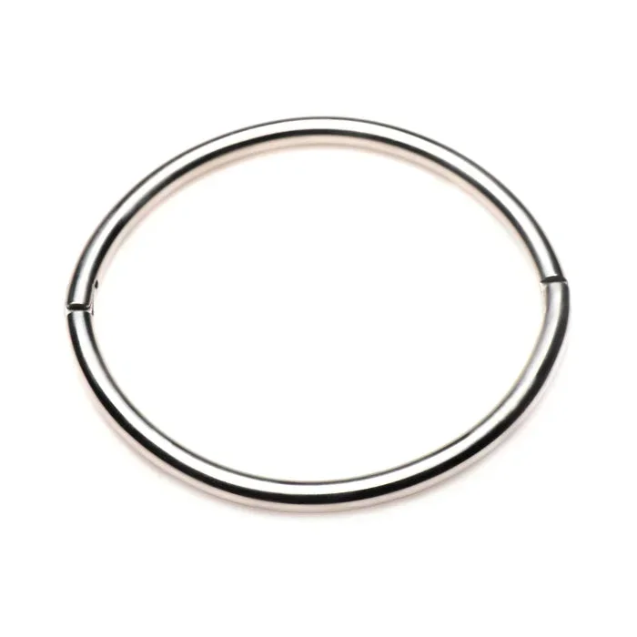 XR Brands Master Series Possession Stainless Steel Infinity Locking Collar Great For Long-Term Wear