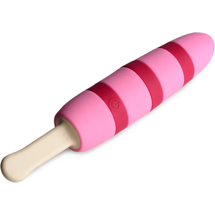 XR Brands Ticklin’ Cocksicle Silicone Popsicle Shaped Vibrator