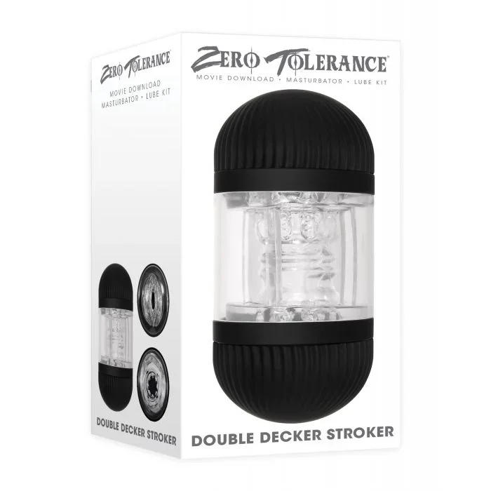 Zero Tolerance Double Decker Stroker – Black/Clear