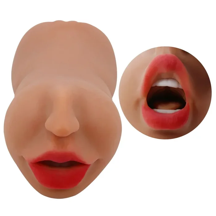Zoey Mouth Masturbator Sleeve – Brown